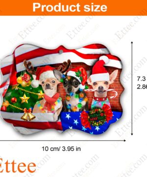 Chihuahua US Benelux Ornament, Christmas Gift For Dog Lovers - Ettee - benelux ornament