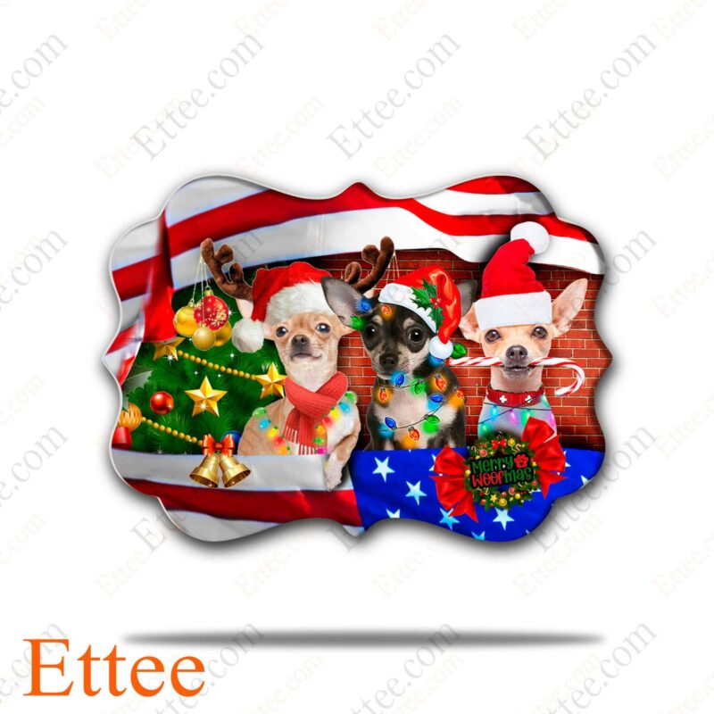 Chihuahua US Benelux Ornament, Christmas Gift For Dog Lovers - Ettee - benelux ornament