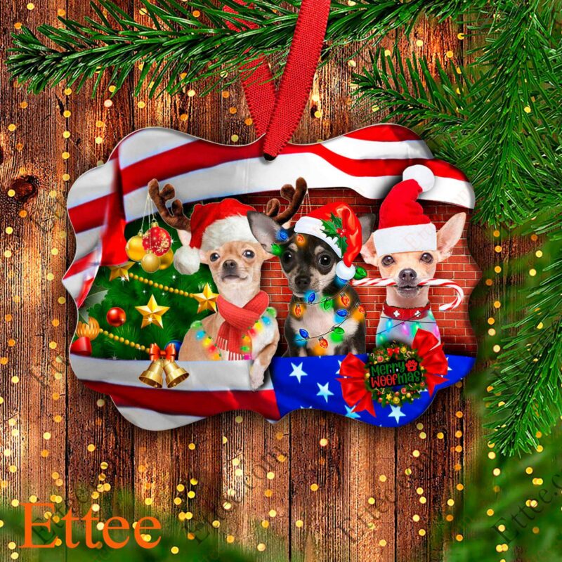 Chihuahua US Benelux Ornament, Christmas Gift For Dog Lovers - Ettee - benelux ornament