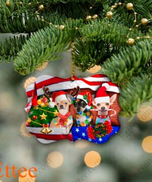 Chihuahua US Benelux Ornament, Christmas Gift For Dog Lovers - Ettee - benelux ornament