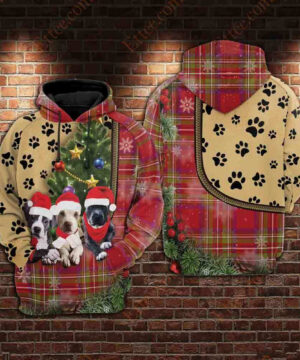 Pitbull 3D Unisex Hoodie, Christmas Gift For Dog Lovers - Ettee - 3D Sweater