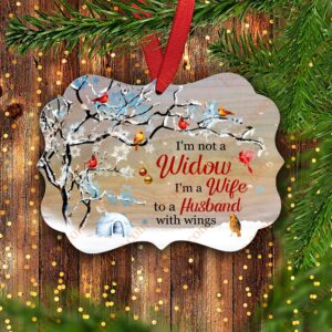Memorial Benelux Ornament, I'm Not A Widow Christmas Gift - Ettee - aluminum