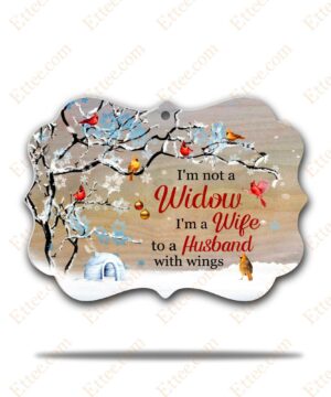 Memorial Benelux Ornament, I'm Not A Widow Christmas Gift - Ettee - aluminum