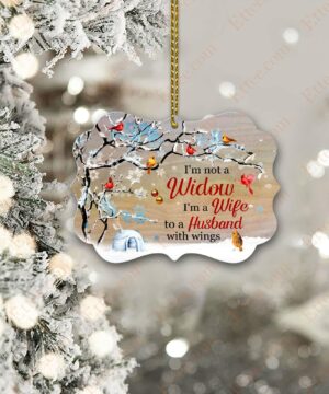 Memorial Benelux Ornament, I'm Not A Widow Christmas Gift - Ettee - aluminum