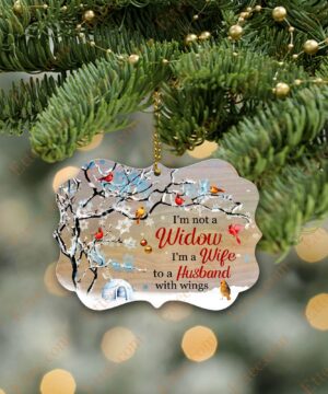 Memorial Benelux Ornament, I'm Not A Widow Christmas Gift - Ettee - aluminum