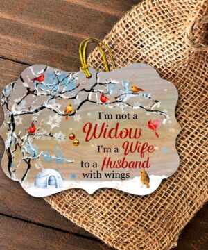 Memorial Benelux Ornament, I'm Not A Widow Christmas Gift - Ettee - aluminum