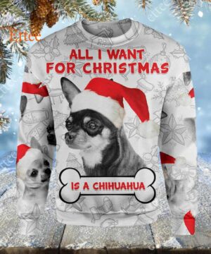 Chihuahua Sketch 3D Unisex Hoodie - Ettee - 3D