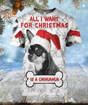 Chihuahua Sketch 3D Unisex Hoodie - Ettee - 3D