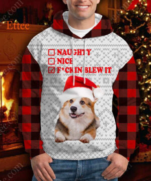 Corgi Dog F Blew It 3D Unisex Hoodie, Christmas Gift for Dog Lovers - Ettee - 3D