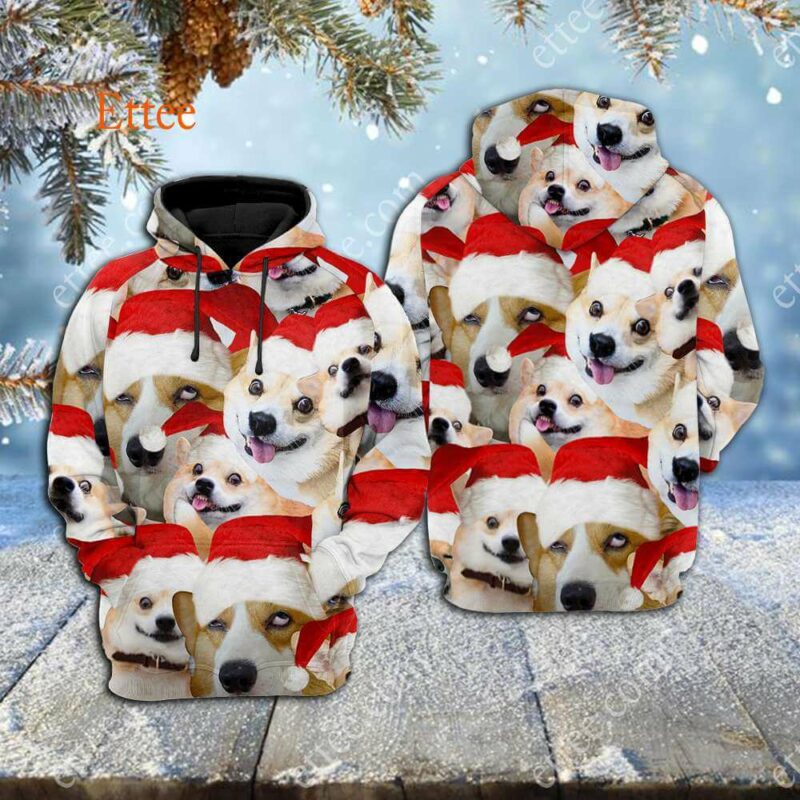 Corgi Meme 3D Unisex Hoodie, Funny Gift For Corgi Lovers - Ettee - 3D