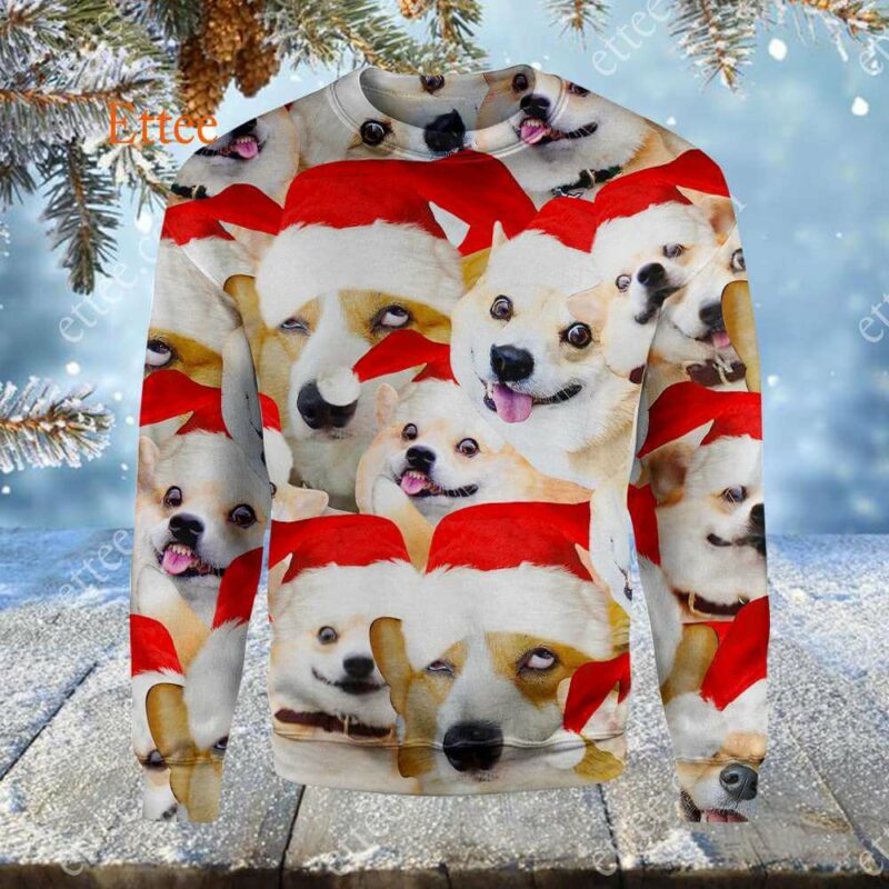 Corgi Meme 3D Unisex Hoodie, Funny Gift For Corgi Lovers - Ettee - 3D