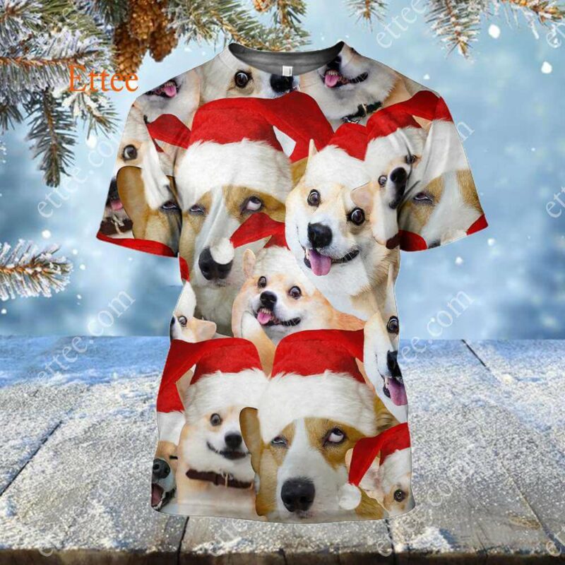 Corgi Meme 3D Unisex Hoodie, Funny Gift For Corgi Lovers - Ettee - 3D