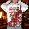 Dachshund Girl 3D Hoodie, A Girl Who Loves Dachshund & Christmas - Ettee - 3D Hoodie