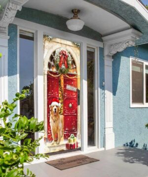 Golden Retriever Door Cover, Christmas 2022 Home Decoration - Ettee - christmas 2022