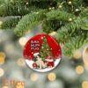 Pug Dog Ceramic Ornament, Bah Hum Pug Christmas Gift - Ettee - Bah Hum Pug
