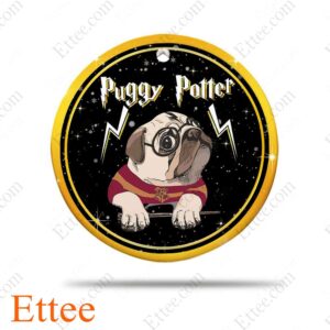 Puggy Potter Ceramic Ornament Christmas Gift 2022 - Ettee - 2022