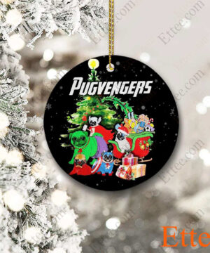 Pugvengers Ceramic Ornament Christmas Gift - Ettee - Avengers