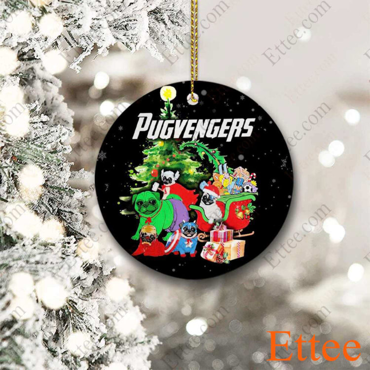 Pugvengers Ceramic Ornament Christmas Gift - Ettee - Avengers