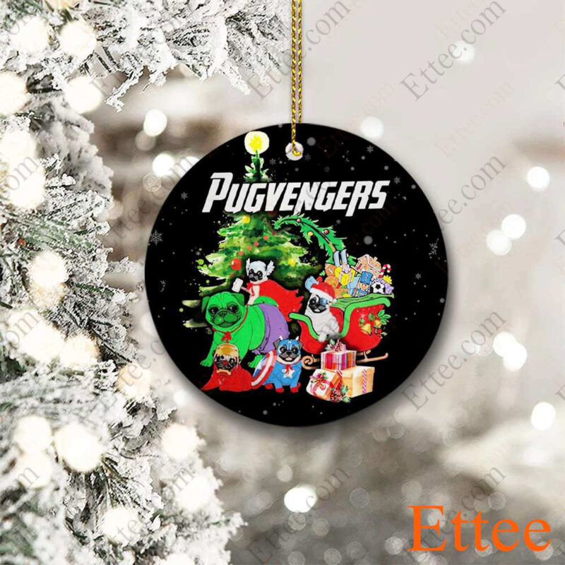 Pugvengers Ceramic Ornament Christmas Gift - Ettee - Avengers