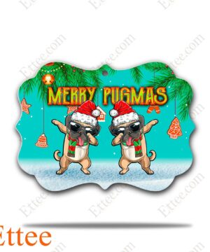 Funny Pug Dab Christmas Ornament - Benelux Inspired Design - Ettee - Benelux inspired design