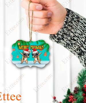 Funny Pug Dab Christmas Ornament - Benelux Inspired Design - Ettee - Benelux inspired design