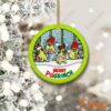 Pug Ceramic Ornament, Merry Pugrinch Christmas Gift - Ettee - Ceramic ornament