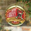 Pug Dog Ceramic Ornament, Christmas Gift 2022 - Ettee - 2022