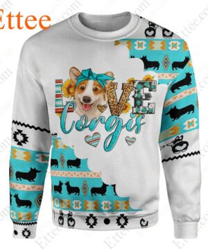 I Love Corgi 3D Hoodie, Unisex Fashion Gift for Dog Lover - Ettee - 3D Hoodie