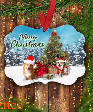 Corgi Dog Benelux Ornament, Merry Christmas 2022 - Ettee - benelux ornament