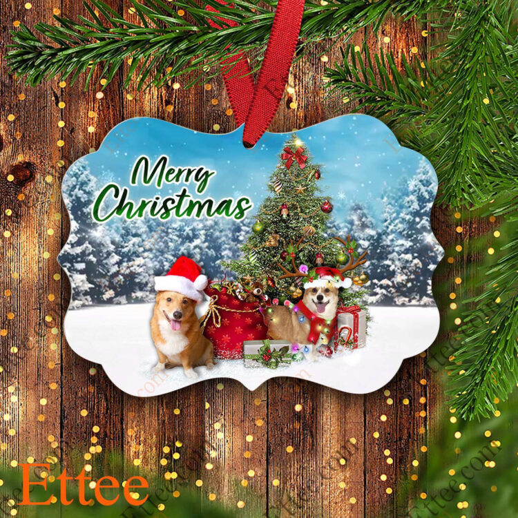 Corgi Dog Benelux Ornament, Merry Christmas 2022 - Ettee - benelux ornament