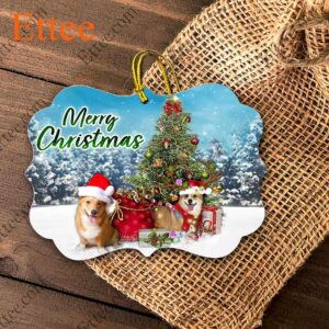 Corgi Dog Benelux Ornament, Merry Christmas 2022 - Ettee - benelux ornament