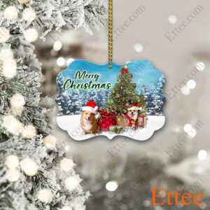 Corgi Dog Benelux Ornament, Merry Christmas 2022 - Ettee - benelux ornament