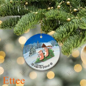 Corgi Funny Dog Ornament, Christmas Gift for Dog Lover - Ettee - christmas gift