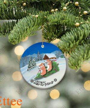 Corgi Funny Dog Ornament, Christmas Gift for Dog Lover - Ettee - christmas gift