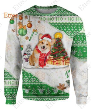 Corgi Dog Christmas 3D Hoodie, Gift for Dog Lover - Ettee - 3D Hoodie