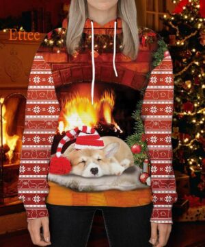 Corgi Butt 3D Unisex Hoodie, Perfect Corgi Christmas Gift - Ettee - 3D