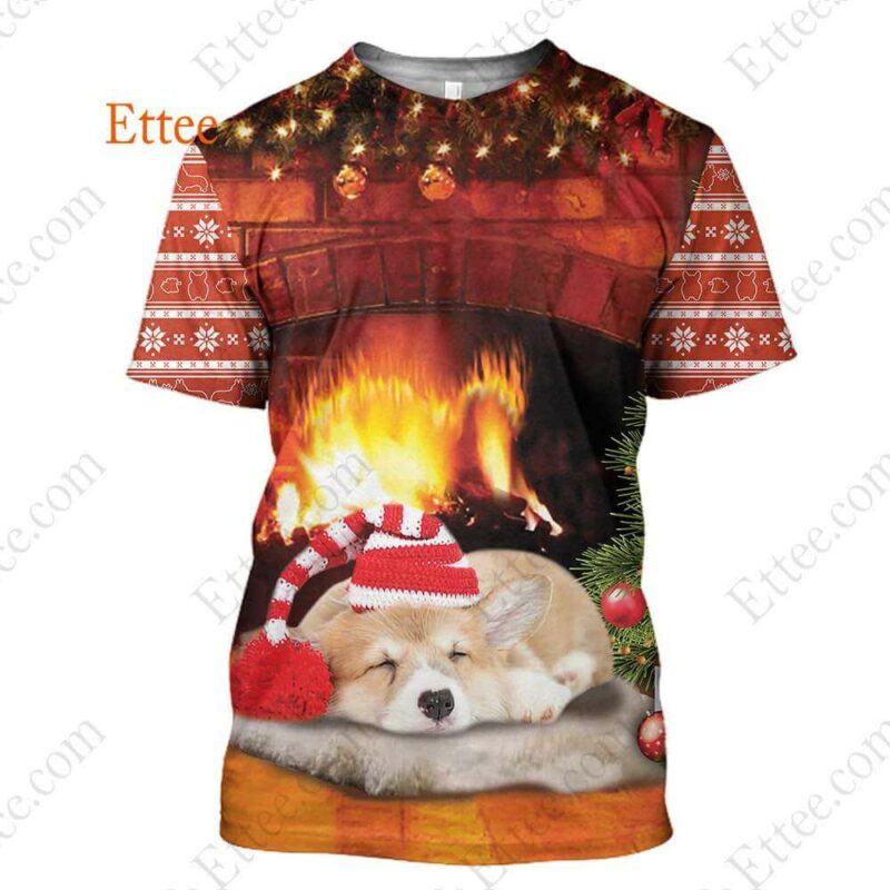 Corgi Butt 3D Unisex Hoodie, Perfect Corgi Christmas Gift - Ettee - 3D