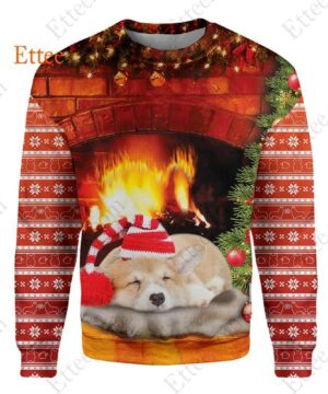 Corgi Butt 3D Unisex Hoodie, Perfect Corgi Christmas Gift - Ettee - 3D