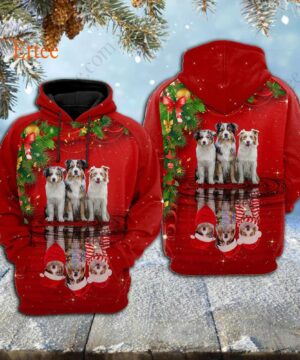 Border Collie 3D Unisex Hoodie Christmas 2022 - Ettee - 3D