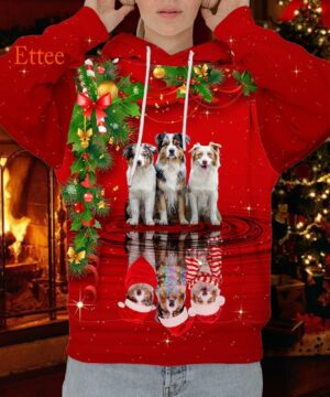 Border Collie 3D Unisex Hoodie Christmas 2022 - Ettee - 3D