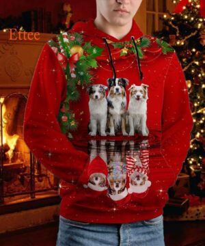 Border Collie 3D Unisex Hoodie Christmas 2022 - Ettee - 3D