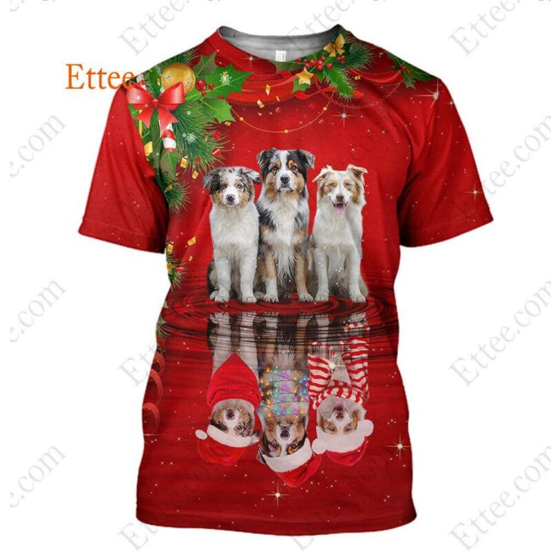 Border Collie 3D Unisex Hoodie Christmas 2022 - Ettee - 3D