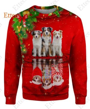 Border Collie 3D Unisex Hoodie Christmas 2022 - Ettee - 3D