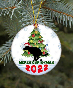 Dog Pooping Ceramic Ornament, Perfect White Elephant Gift, Gag Gift 2022 - Ettee - Ceramic ornament