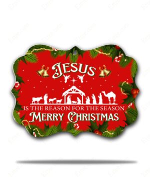 Jesus The Reason For The Season Benelux Ornament, Christmas Decor 2022 - Ettee - benelux ornament