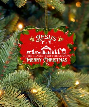 Jesus The Reason For The Season Benelux Ornament, Christmas Decor 2022 - Ettee - benelux ornament