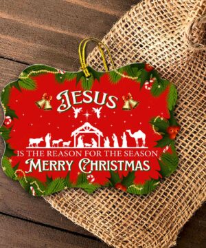 Jesus The Reason For The Season Benelux Ornament, Christmas Decor 2022 - Ettee - benelux ornament