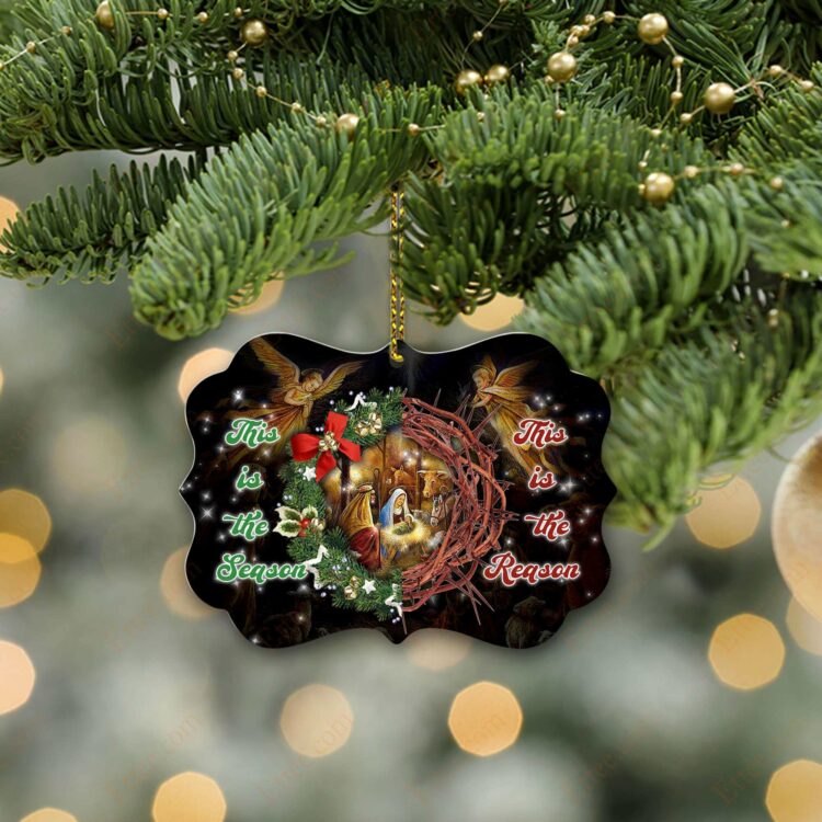Jesus Nativity Benelux Ornament, Reason For The Season, Christmas Gift 2022 - Ettee - benelux ornament