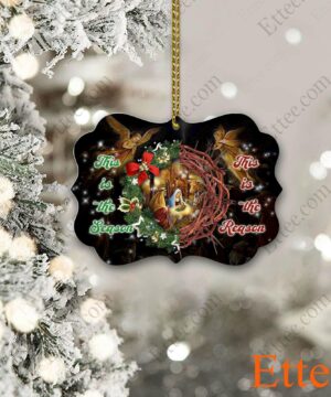 Jesus Nativity Benelux Ornament, Reason For The Season, Christmas Gift 2022 - Ettee - benelux ornament