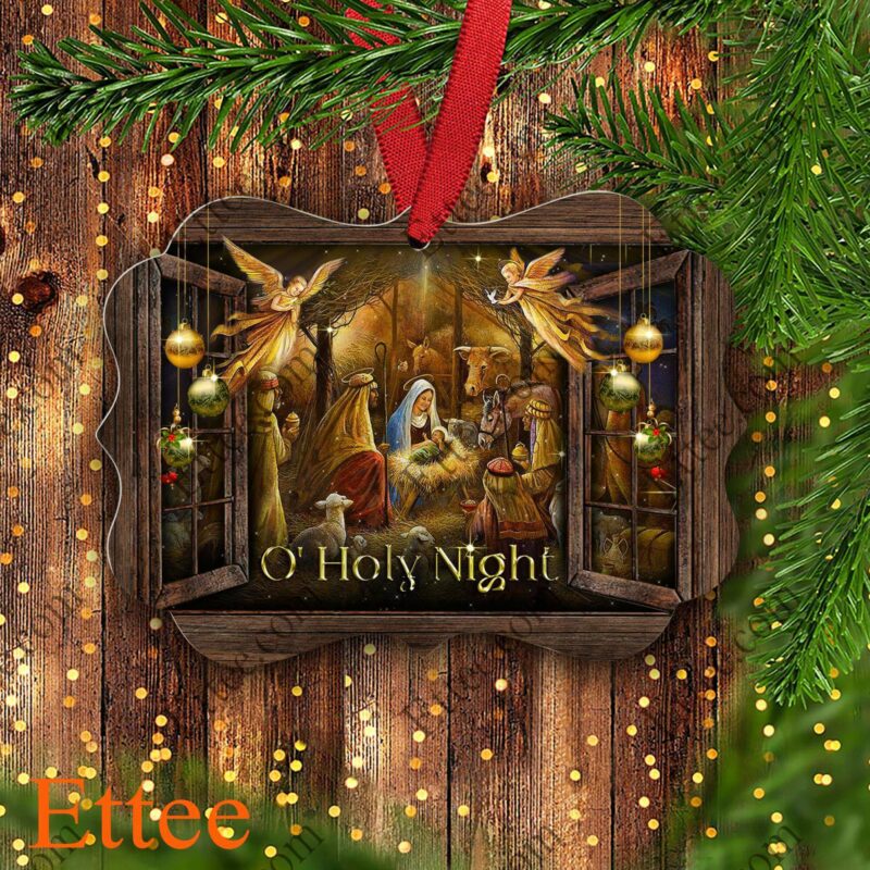 Jesus Nativity Benelux Ornament, O Holy Night Christmas - Ettee - Benelux